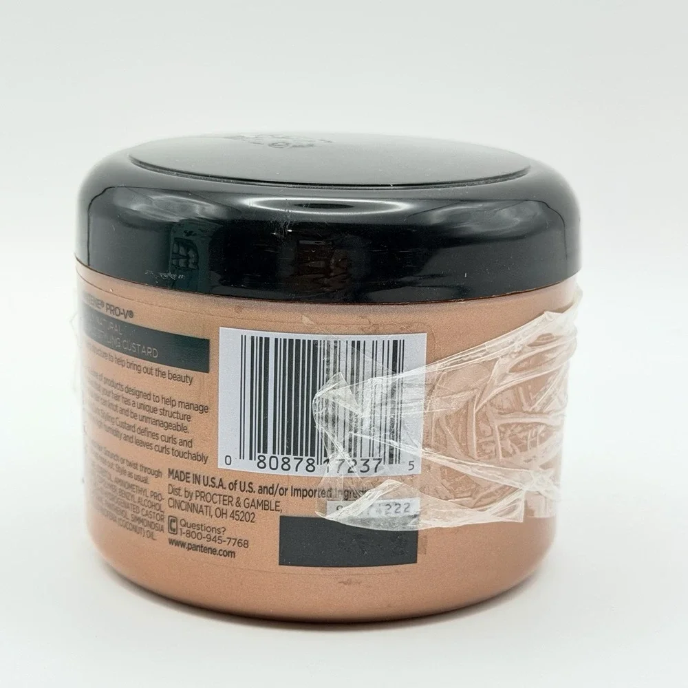 Pantene Pro-V Truly Natural Hair Defining Curls Styling Custard 7.6oz New
